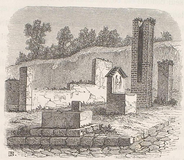 Street compitum (altar) outside VI.14.17/VI.14.18 