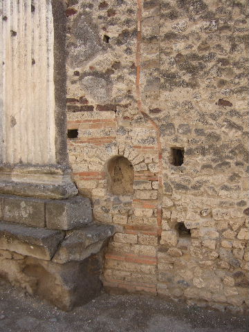 North wall of the Forum.
