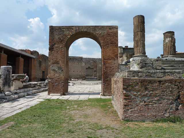 Arch of Augustus. Between 1867 and 1874. Photo by Sommer and Behles. Photo courtesy of Charles Marty.