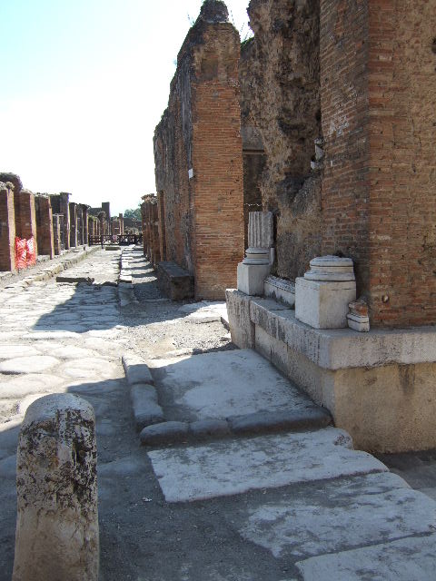 Fountain in Arch at NE corner of Forum