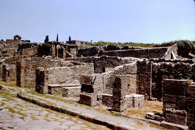 I.1.1 Pompeii. September 2010. South, or right doorway, looking east.
Photo courtesy of Drew Baker.
