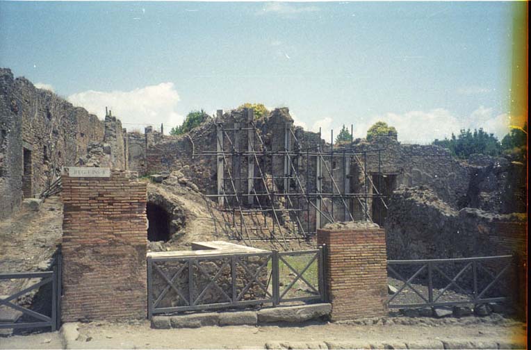 I.2.13 Pompeii. July 2011. Looking towards entrance doorway from Via Stabiana. Photo courtesy of Rick Bauer.
