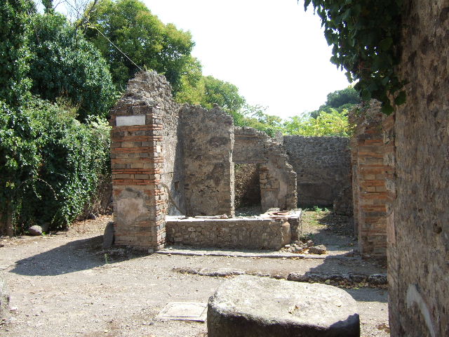 I.2.18 Pompeii.  March 2009. Rear rooms, taken from doorway to I.2.17