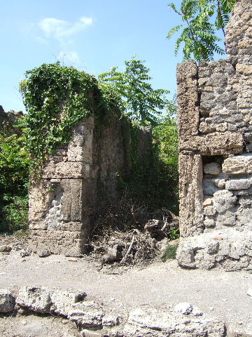 I.2.24 Pompeii. September 2010. West wall of room in north-west corner of atrium. Photo courtesy of Drew Baker.
