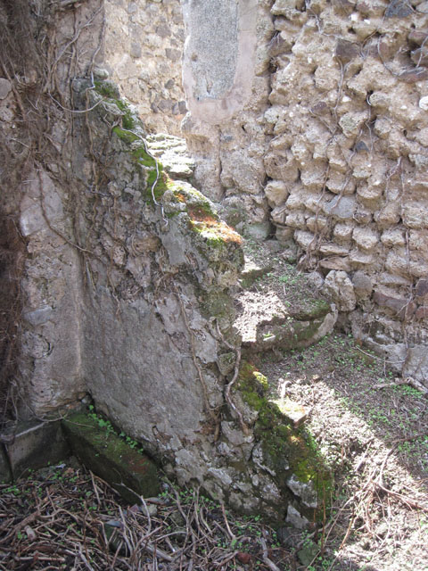 I.3.3 Pompeii. September 2010. Subterranean Level, looking south towards doorway and across yard or room to steps up to sloping landing. Photo courtesy of Drew Baker.