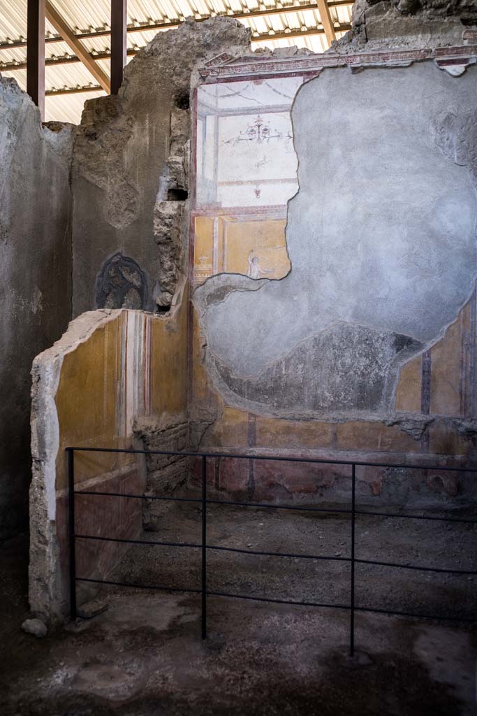 I.6.4 Pompeii. December 2021. 
Room 4, looking towards north-east corner, and to area under stairs behind north wall.
Photo courtesy of Johannes Eber.
