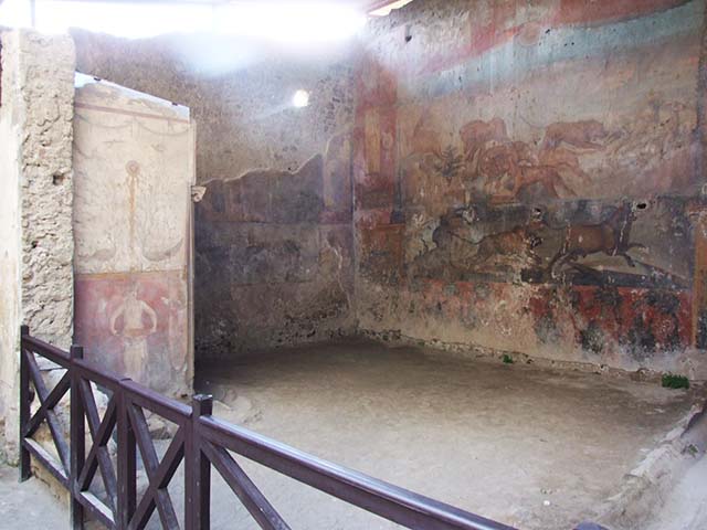 I.6.15 Pompeii.  March 2009. Room 12, Upper south west corner.