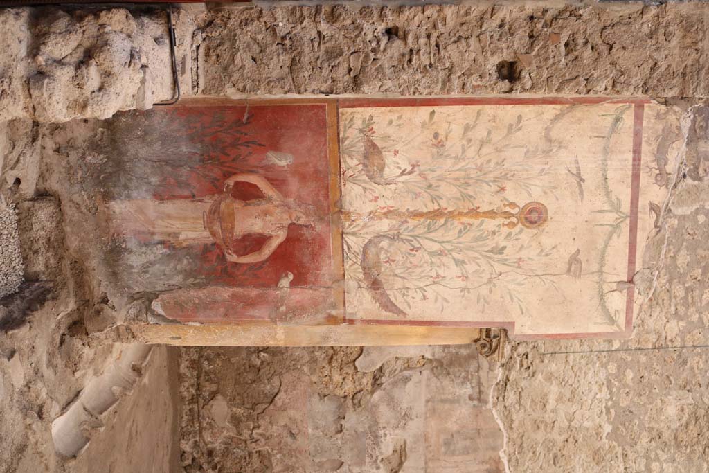 I.6.15 Pompeii.  March 2009.  Room 4,  Atrium.  East wall.