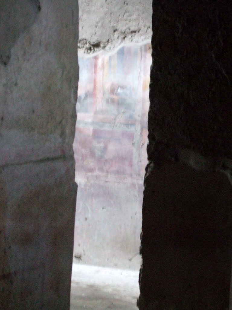 I.7.3 Pompeii. December 2005.
Looking south-west from I.7.4, through doorway into atrium, from room in north-east corner.
