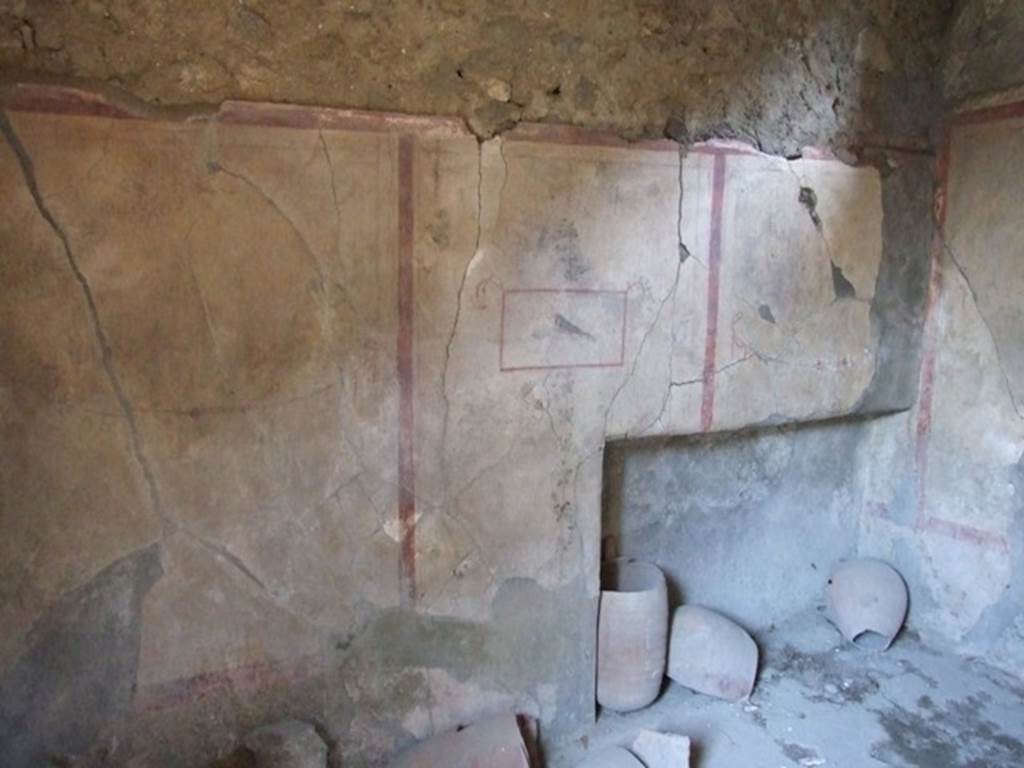 I.8.9 Pompeii.  March 2009.  Room 4.   Cubiculum. North wall with recess.