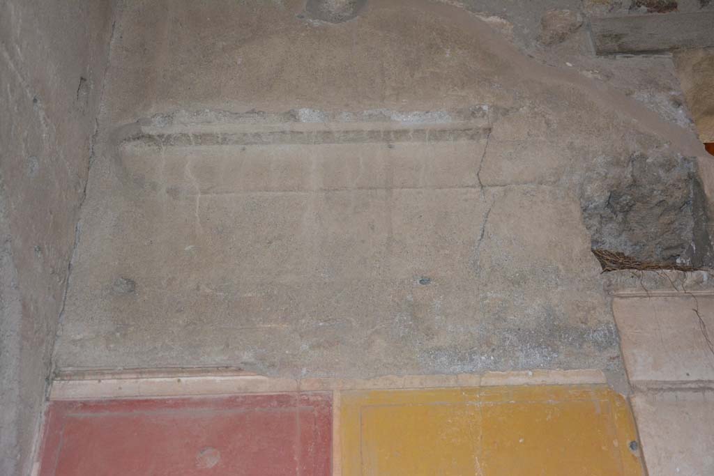 I.8.17 Pompeii. March 2019. Room 15, detail from upper east wall of alcove.
Foto Annette Haug, ERC Grant 681269 DCOR.
