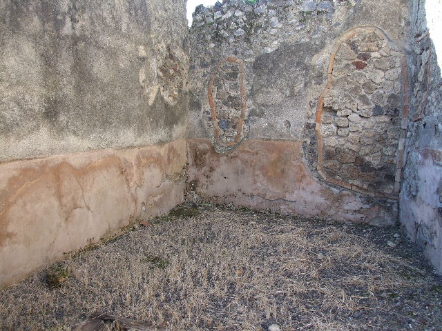 I.9.8 Pompeii. December 2006. Looking east across atrium to entrance corridor, in centre.