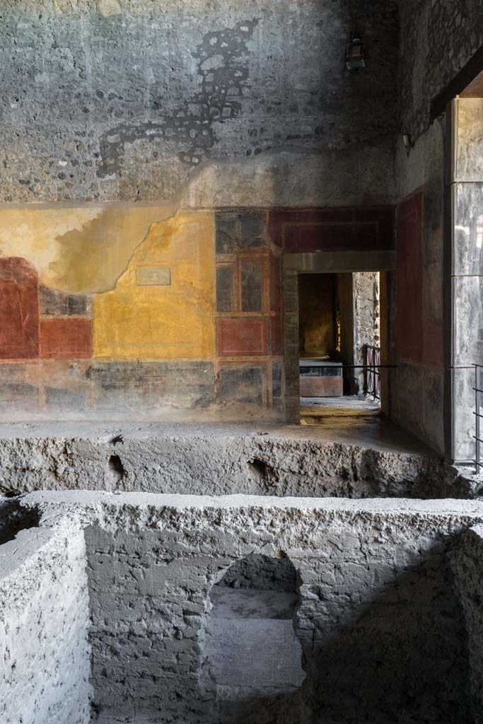 I.10.4 Pompeii. April 2022. 
Room 18, room below the floor level, looking south. Photo courtesy of Johannes Eber.

