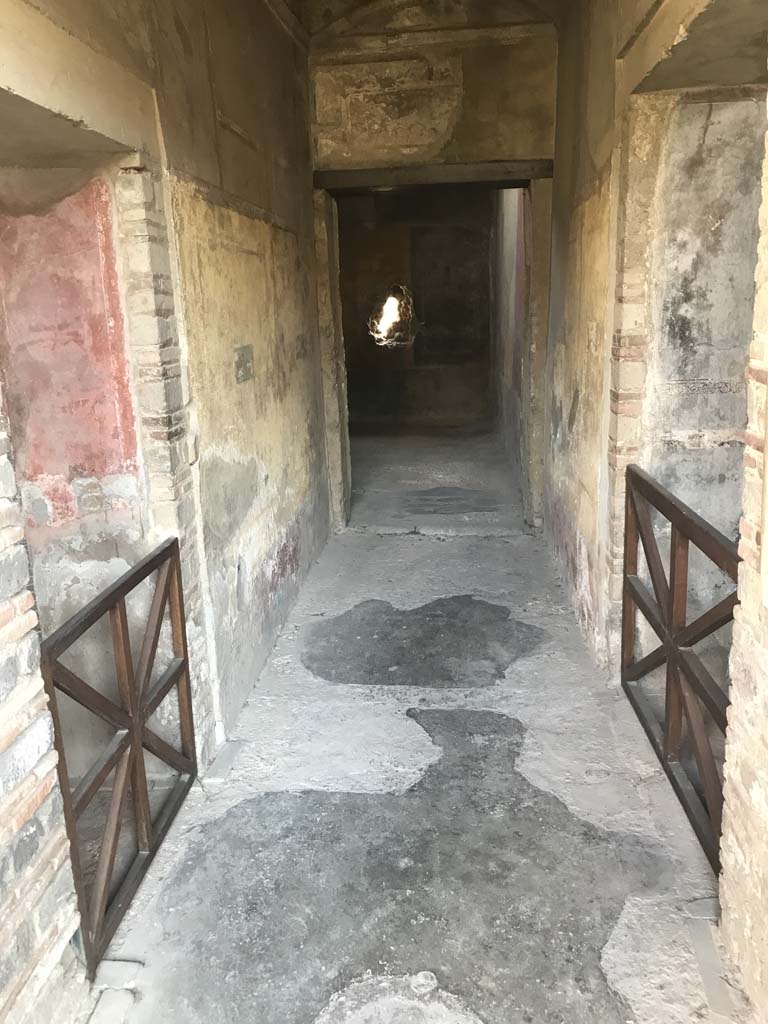 I.10.4 Pompeii. April 2019. Corridor 16, looking east to room 17. Photo courtesy of Rick Bauer.