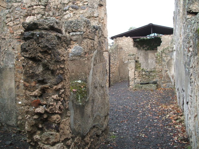 I.12.15 Pompeii. March 2009. Room 2, east wall of cubiculum.