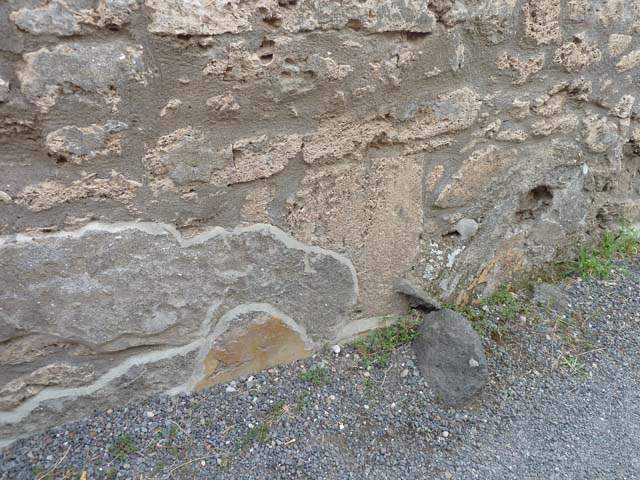 I.21.2 Pompeii. May 2005. Eastern wall of Fugitives Garden.