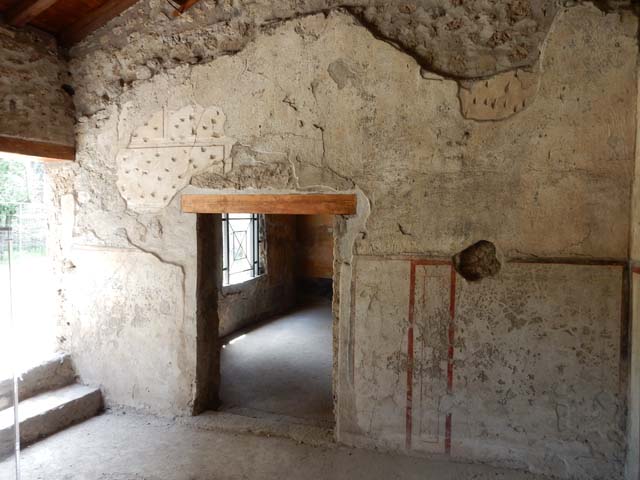 II.9.4 Pompeii. December 2007. Kitchen and outhouse on north side of garden.
