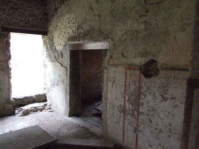 II.9.4 Pompeii. December 2007. Kitchen and outhouse on north side of garden.