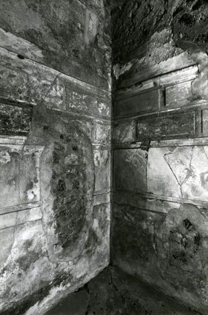 V.2.h Pompeii. 1980. Casa del Cenacolo, cubiculum g, SW corner.  Photo courtesy of Anne Laidlaw.
American Academy in Rome, Photographic Archive. Laidlaw collection _P_80_1_20.
