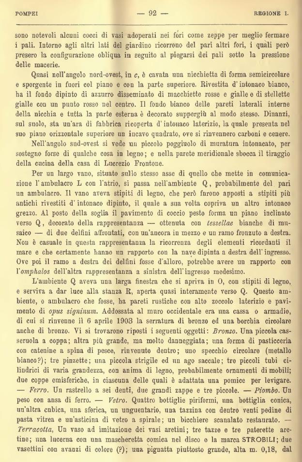 V.4.13 Pompeii. Notizie degli Scavi di Antichità, 1905, page 92.