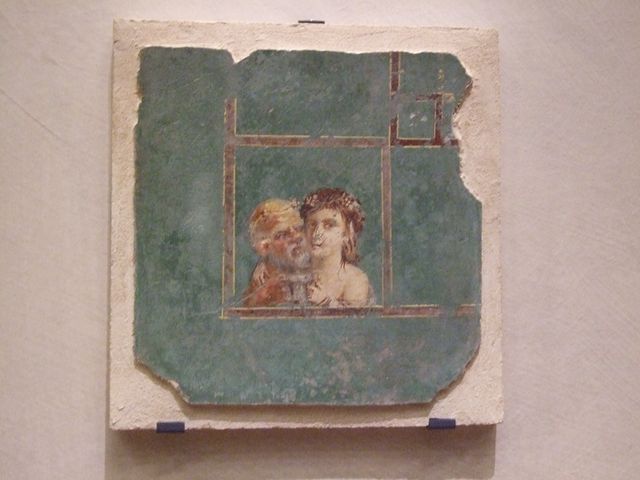 VI.2.22 Pompeii. September 2005. Painted wall decoration.