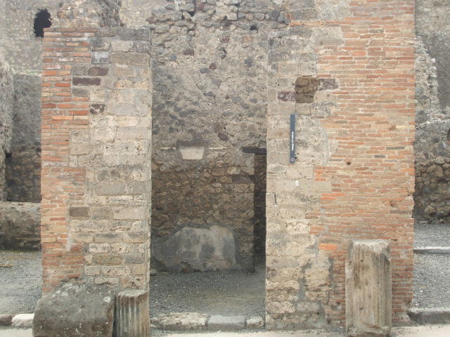 VI.8.14 May 2006. Upper north-west corner in rear room.