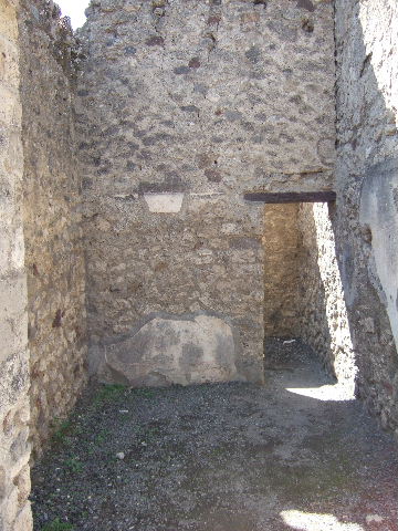 VI.8.14 May 2006. North-west corner in rear room.