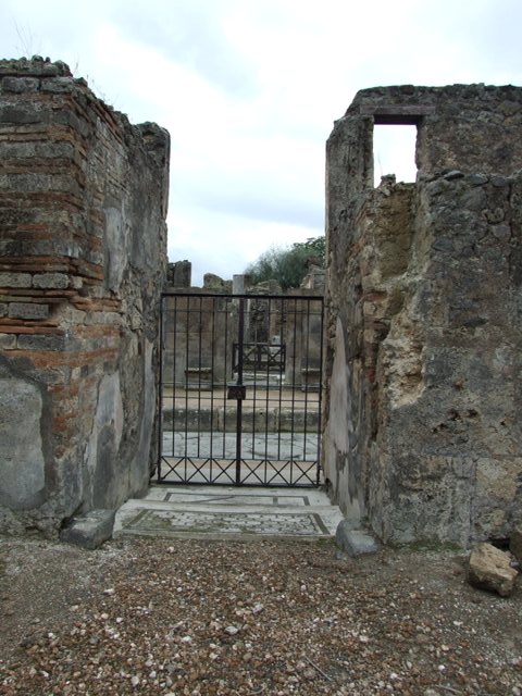 VI.10.7 Pompeii. March 2009. Room 1, puteal on impluvium in atrium.