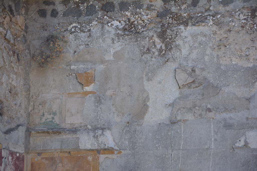 VI.16.19 Pompeii. July 2017. Room J, detail from upper south wall. 
Foto Annette Haug, ERC Grant 681269 DCOR.
