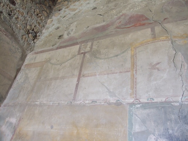 VI.16.27 Pompeii. March 2009. Small cupboard or recess, under stairs to upper floor.
