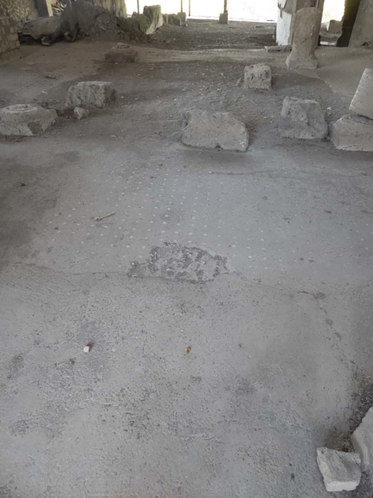 VI.17.41 Pompeii. September 2017. Looking west across flooring in atrium towards impluvium.
Foto Annette Haug, ERC Grant 681269 DCOR.

