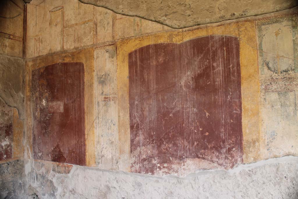 VII.1.8 Pompeii. March 2014. East wall of portico B, in north-east corner.
Foto Annette Haug, ERC Grant 681269 DÉCOR
