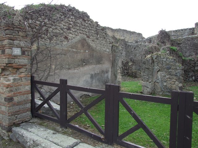 VII.3.22 Pompeii. May 2010. Shop and rear room, looking west.