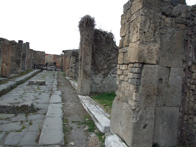 VII.4.31 Pompeii. December 2004. Main Entrance on Via degli Augustali.
