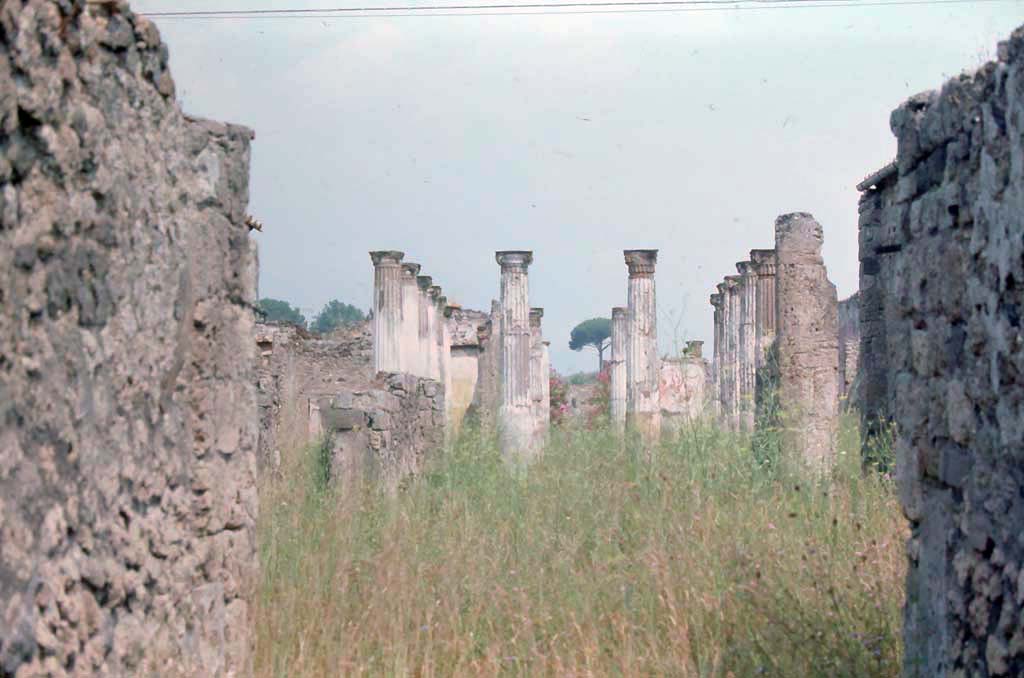 VII.4.31/51 Pompeii. 1971. Looking north from entrance corridor. 
Photo courtesy of Rick Bauer, from Dr George Fays slides collection.
