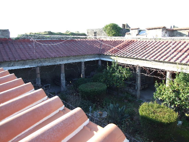 VII.5.19 Pompeii. December 2007. View looking south east from roof of new restaurant.