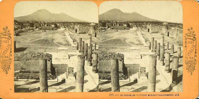 VII.8 Pompeii Forum. Rear of Michel Amodio cabinet card 2952, the forum. Photo courtesy of Rick Bauer.