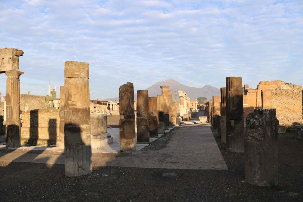 VII.8 Pompeii Forum. October 2020. Looking north-west from south-east corner. Photo courtesy of Klaus Heese. 