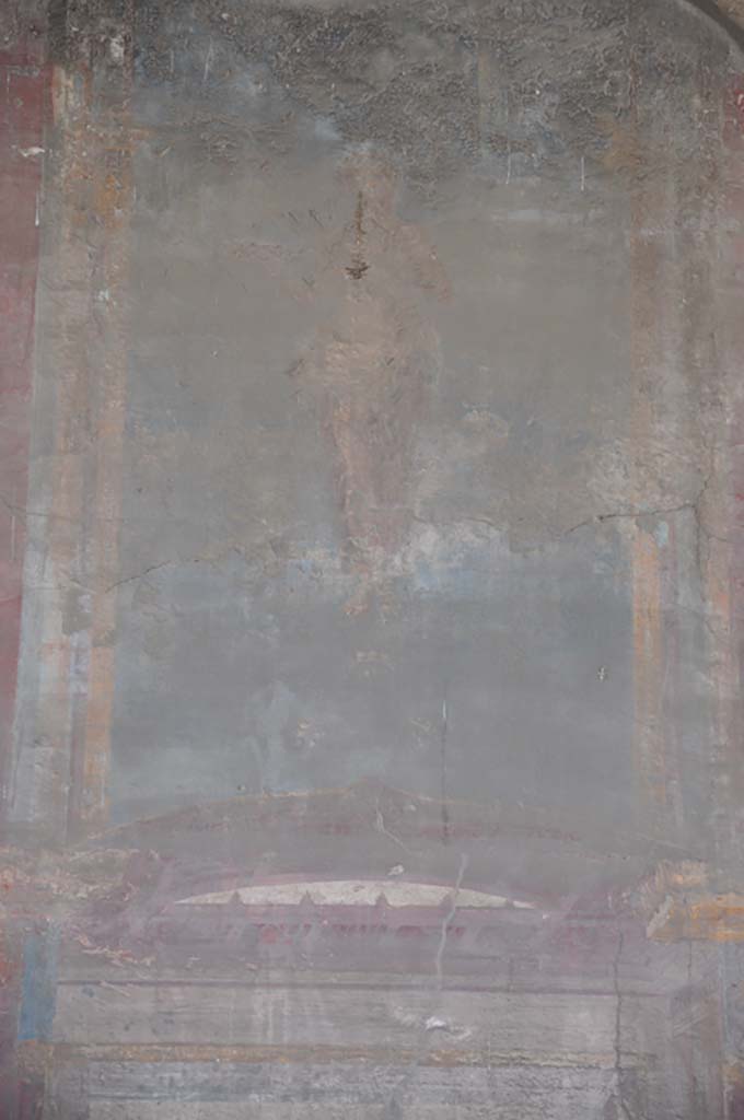 VII.9.7/8 Pompeii. July 2017. Detail of painting from upper west wall.
Foto Annette Haug, ERC Grant 681269 DÉCOR.

