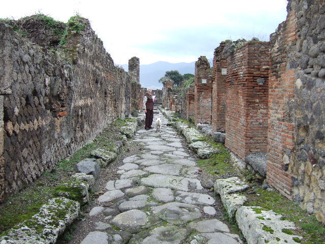 VII.9.31 Pompeii. September 2005. Entrance doorway, looking west.