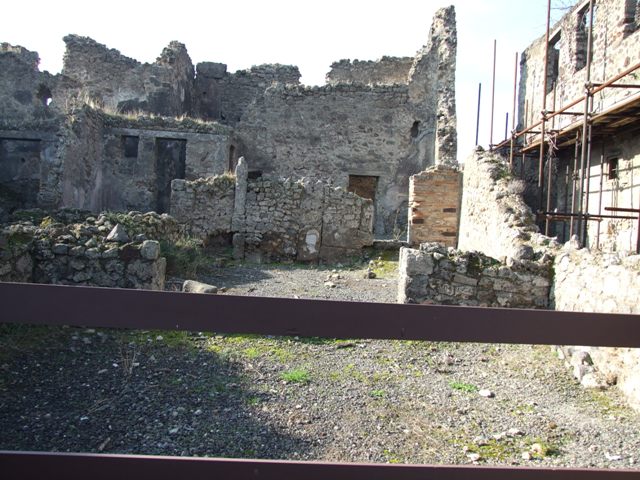 VII.10.10 Pompeii.  March 2009. Looking north across rear room.