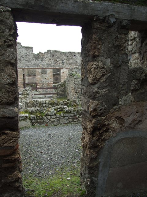 VII.10.12 Pompeii. March 2009. Cubiculum on north side of atrium.