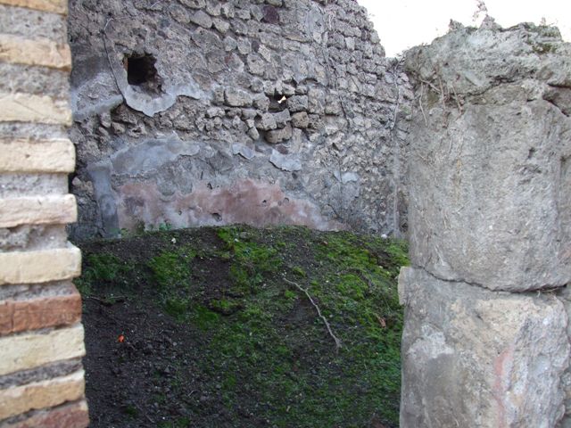 VII.12.21 Pompeii. December 2007. North wall of atrium.