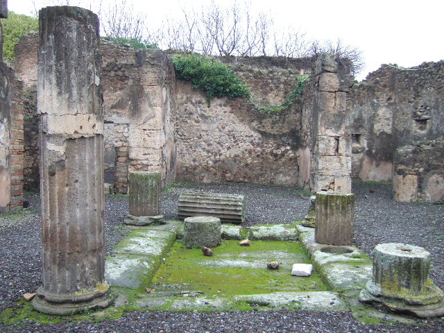 VII.13.8 Pompeii. December 2005. Ala on west side of atrium.