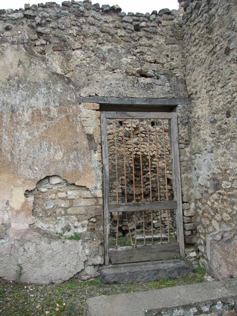 VII.14.5 Pompeii.  March 2009.  Room 23.  North wall.  Vats with built in oven or hearth. 