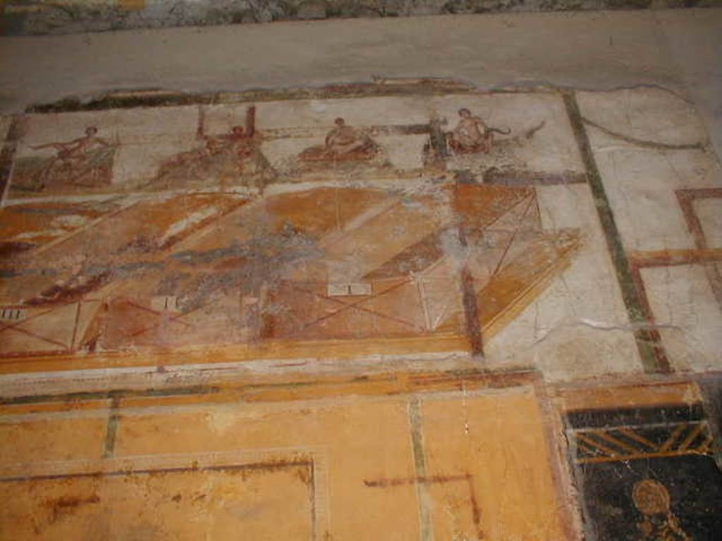 VII.16.a Pompeii. December 2006. Room 7, south wall fresco.