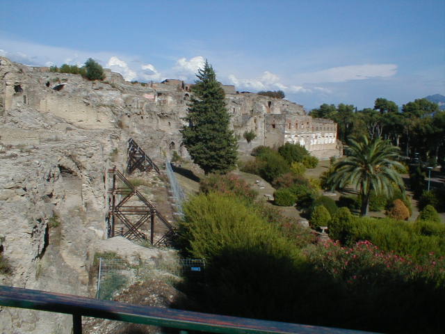 VIII.1.3 Pompeii. May 2006. Rear of Temple of Venus and Via Championnet.