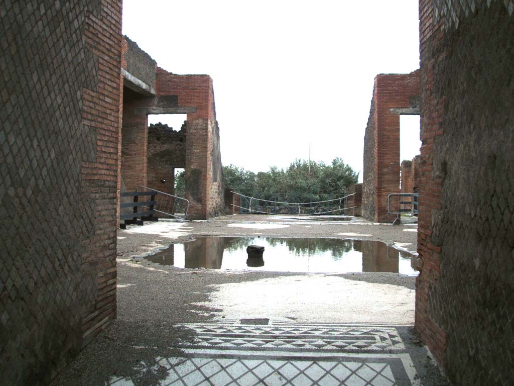 VIII.2.16 Pompeii. December 2004. Looking west from fauces across atrium.