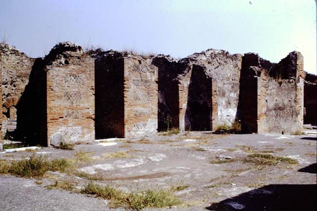 VIII.2.16 Pompeii. 1968.Looking towards north-east corner of atrium.  On the north wall are the doorways to cubiculum with windowed niche, on left, the corridor, and a cubiculum. On the east side is the doorway to another cubiculum, on the north side of the entrance corridor.  Photo by Stanley A. Jashemski.
Source: The Wilhelmina and Stanley A. Jashemski archive in the University of Maryland Library, Special Collections (See collection page) and made available under the Creative Commons Attribution-Non Commercial License v.4. See Licence and use details.
J68f1229
