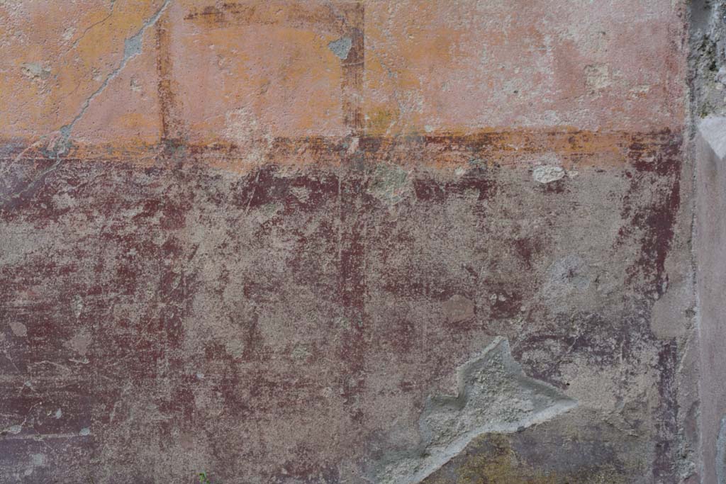 IX.5.9 Pompeii. March 2017. Room “d”, painted zoccolo at west end of south wall.
Foto Christian Beck, ERC Grant 681269 DÉCOR.
